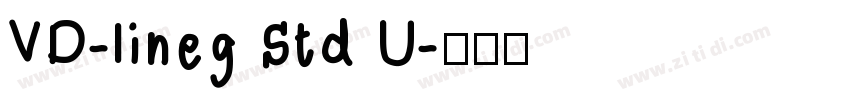 VD-lineg Std U字体转换